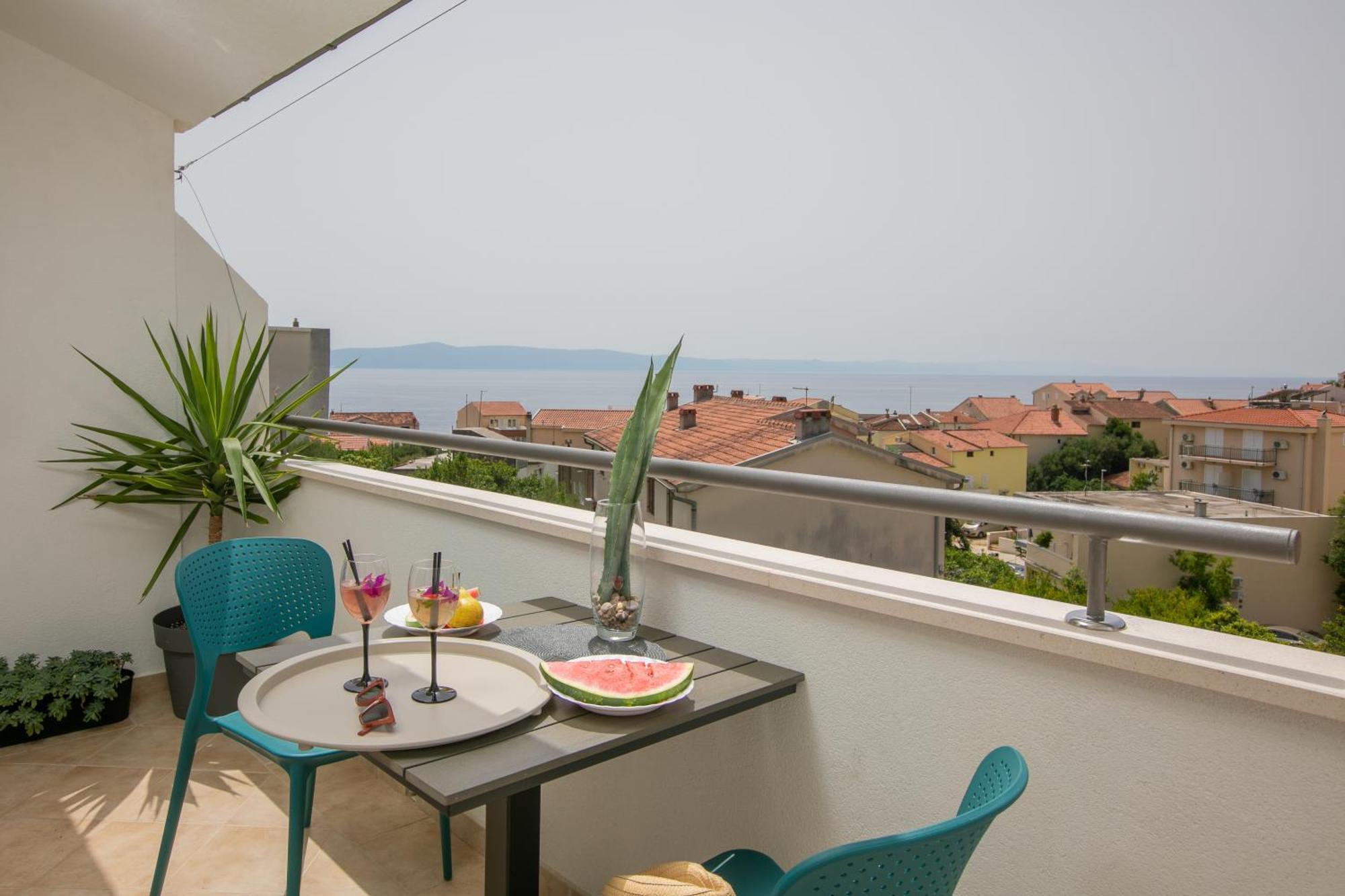 Sea View Ela Apartments Podgora Quarto foto